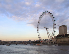 London Eye al atardecer
