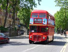Autobús rojo típico de Londres