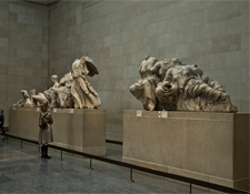 Exposición de escultura en el Museo Británico