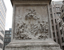 Pie de la Columna del Monumento de Londres